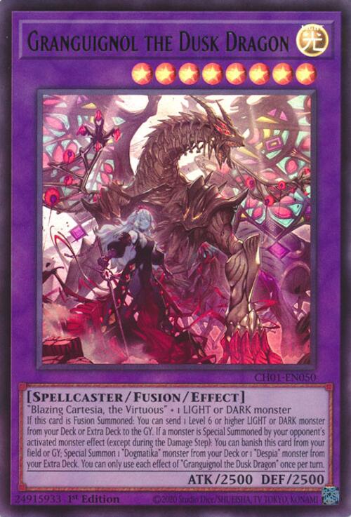 Granguignol the Dusk Dragon [CH01-EN050] Ultra Rare Yu-Gi-Oh!