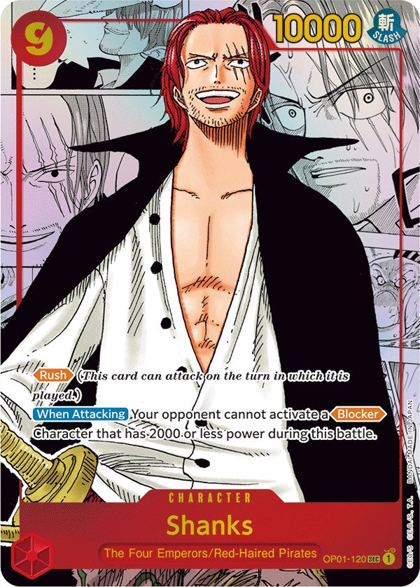 Shanks (Parallel) (Alternate Art) [Romance Dawn] Bandai