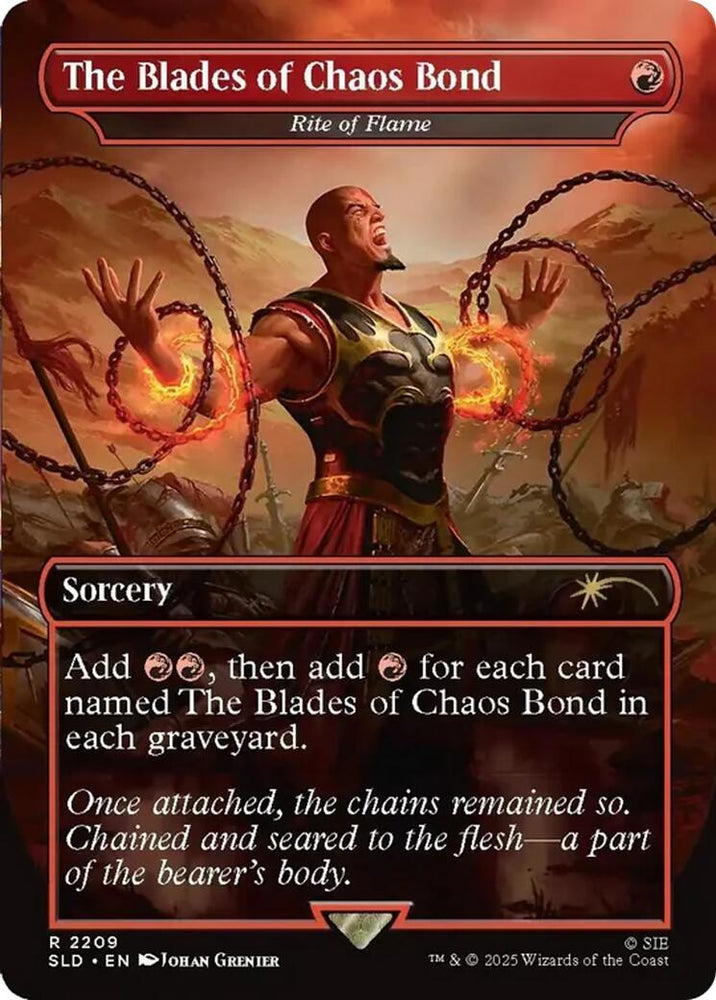 The Blades of Chaos Bond - Rite of Flame [Secret Lair Drop Series] Magic: The Gathering