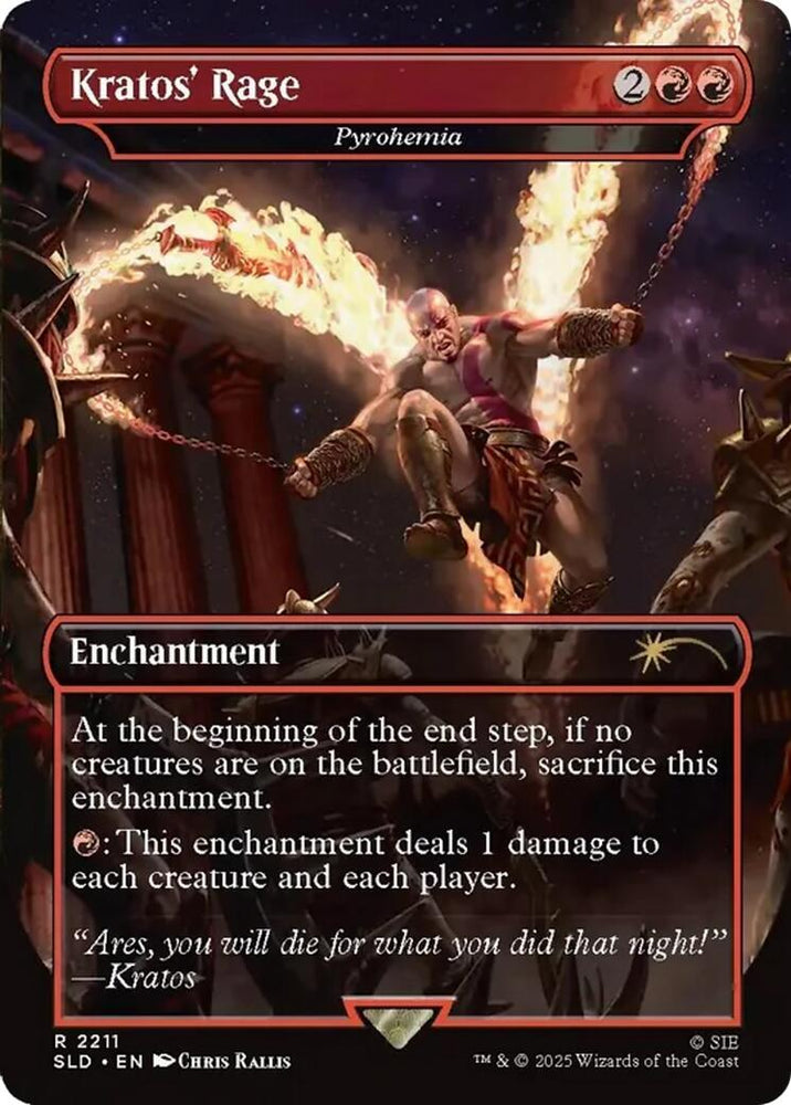 Kratos' Rage - Pyrohemia [Secret Lair Drop Series] Magic: The Gathering