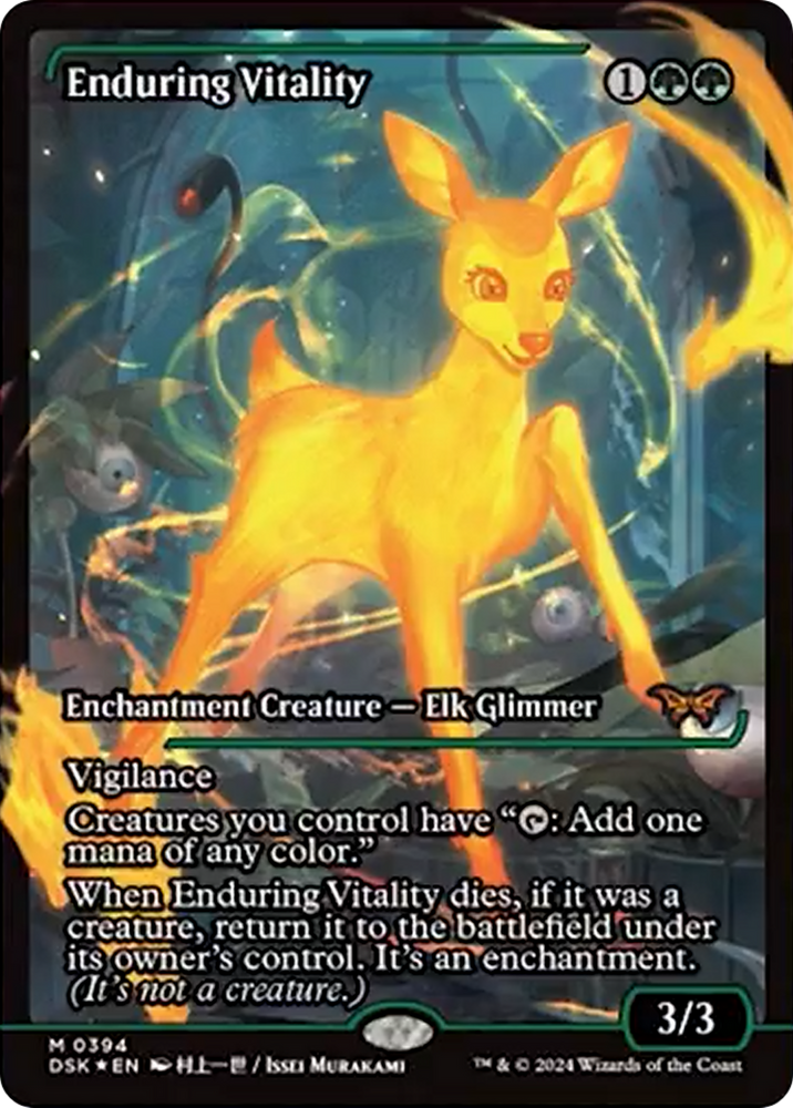 Enduring Vitality (Japan Showcase) [Duskmourn: House of Horror] Magic: The Gathering