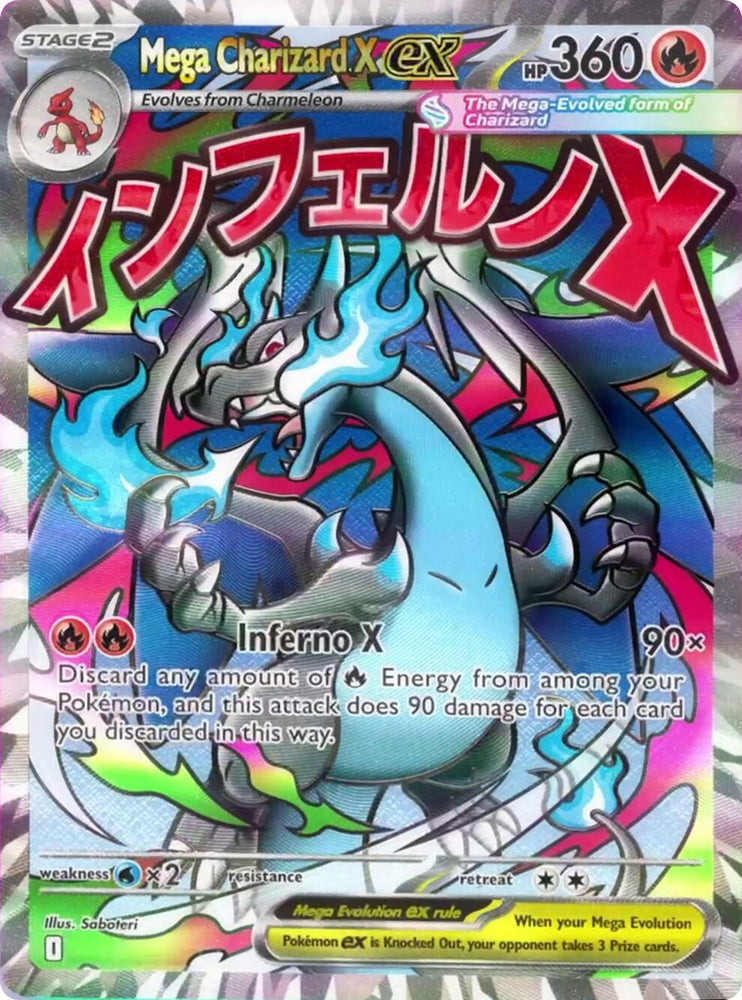 Mega Charizard X ex (023) [Mega Evolution Promo] Pokémon