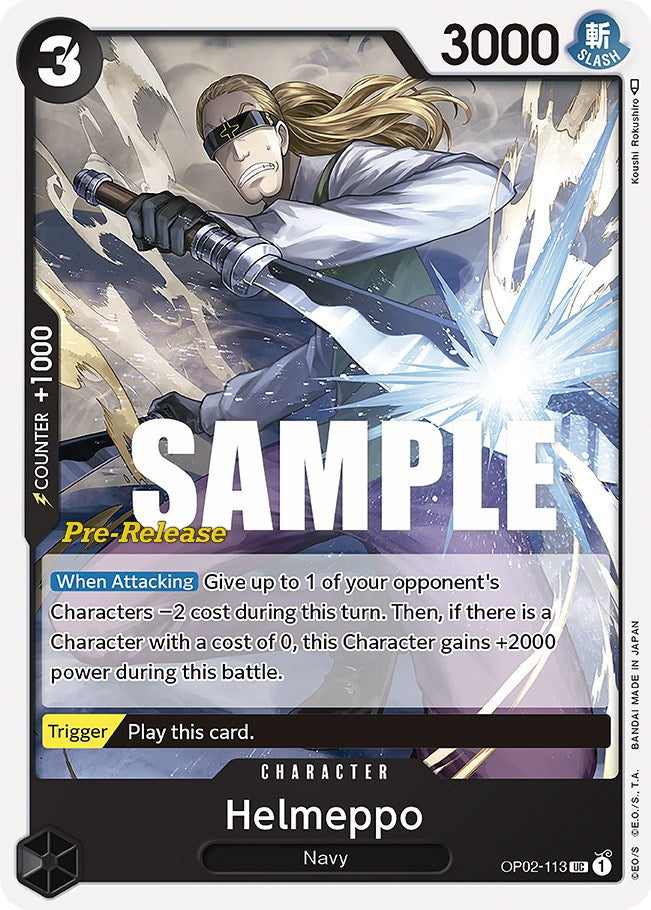 Helmeppo [Paramount War Pre-Release Cards] Bandai