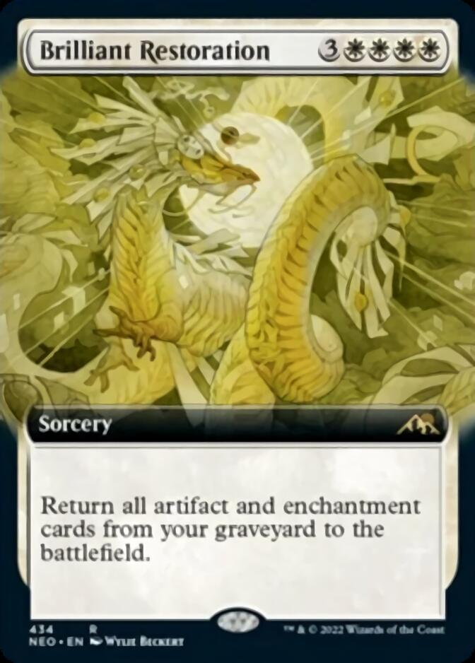 Brilliant Restoration (Extended Art) [Kamigawa: Neon Dynasty] Magic: The Gathering
