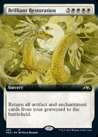 Brilliant Restoration (Extended Art) [Kamigawa: Neon Dynasty] Magic: The Gathering