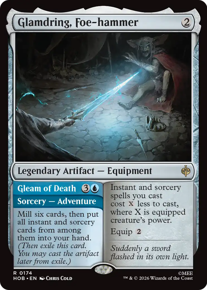 Glamdring, Foe-hammer [The Hobbit] Magic: The Gathering