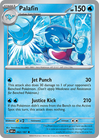 Palafin (062/197) [Scarlet & Violet: Obsidian Flames] Pokémon