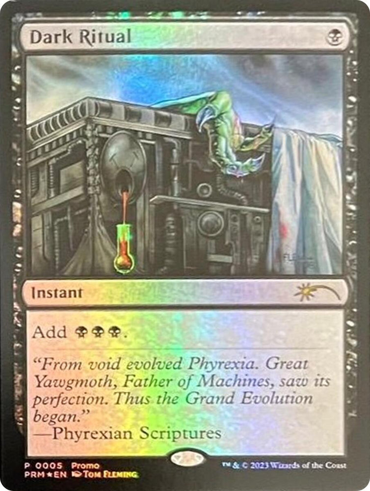 Dark Ritual (Graphic Novel Insert) [Media Promos] Magic: The Gathering