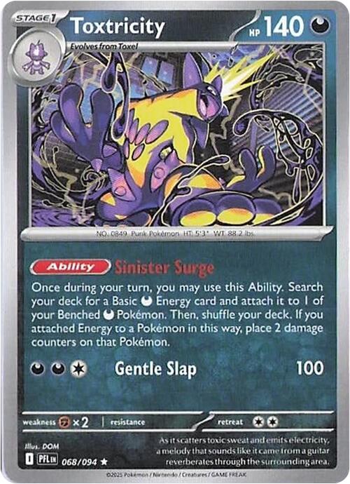 Toxtricity (068/094) [Mega Evolution: Phantasmal Flames] Pokémon