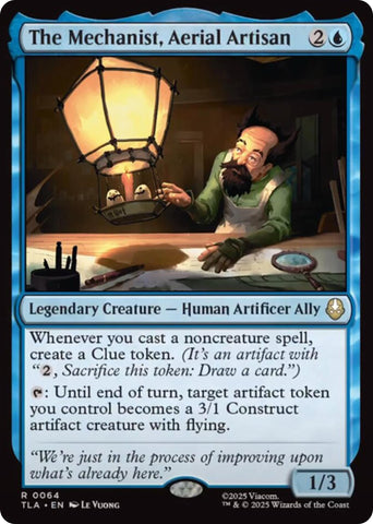 The Mechanist, Aerial Artisan [Avatar: The Last Airbender] Magic: The Gathering