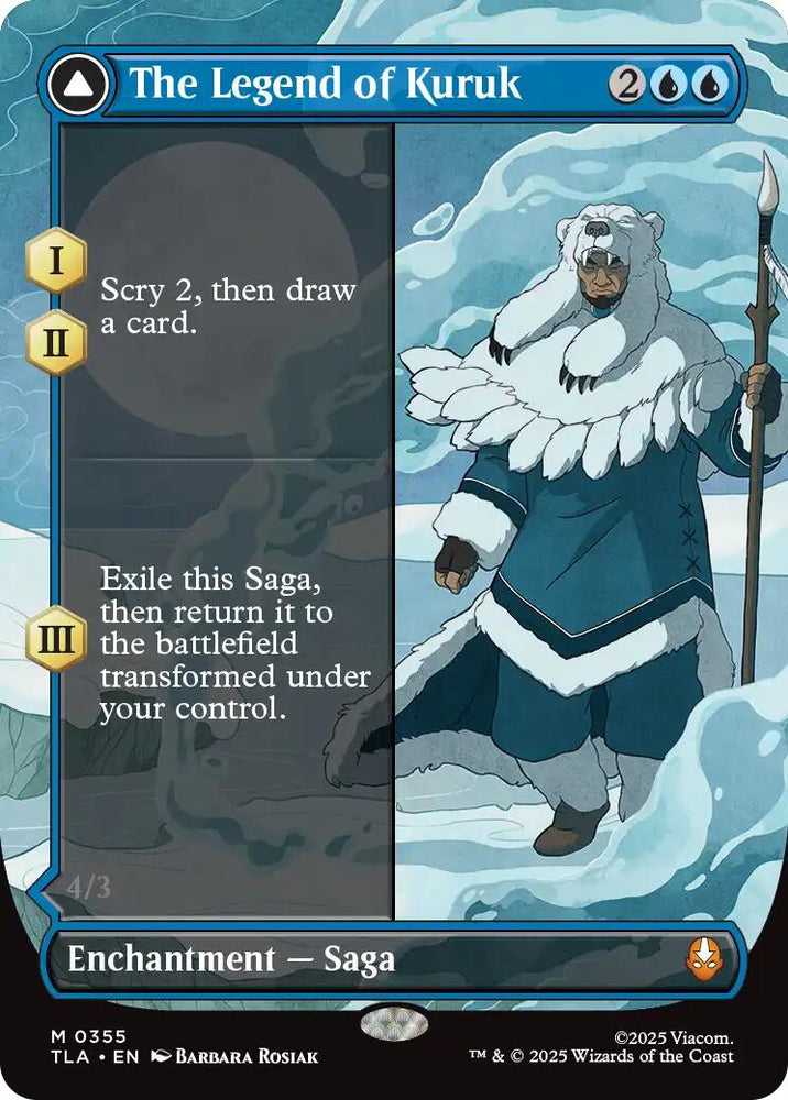 The Legend of Kuruk (Borderless) [Avatar: The Last Airbender] Magic: The Gathering
