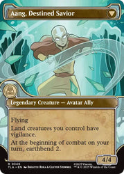Aang, at the Crossroads (Showcase) [Avatar: The Last Airbender] Magic: The Gathering