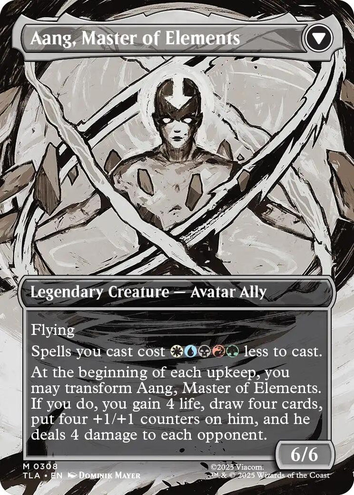Avatar Aang (Borderless) [Avatar: The Last Airbender] Magic: The Gathering