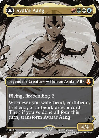 Avatar Aang (Borderless) [Avatar: The Last Airbender] Magic: The Gathering