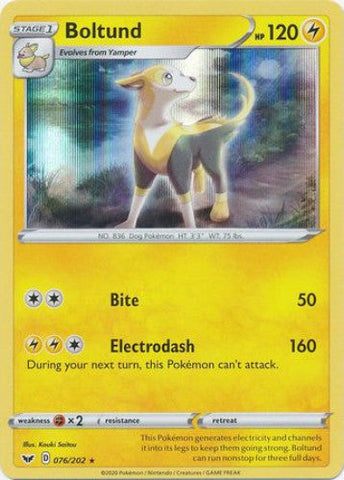 Boltund (076/202) (Cosmos Holo) [Sword & Shield: Base Set] Pokémon