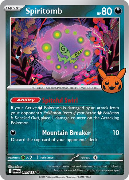 Spiritomb (087/132) (Pokeween 2025) [Miscellaneous Cards] Pokémon