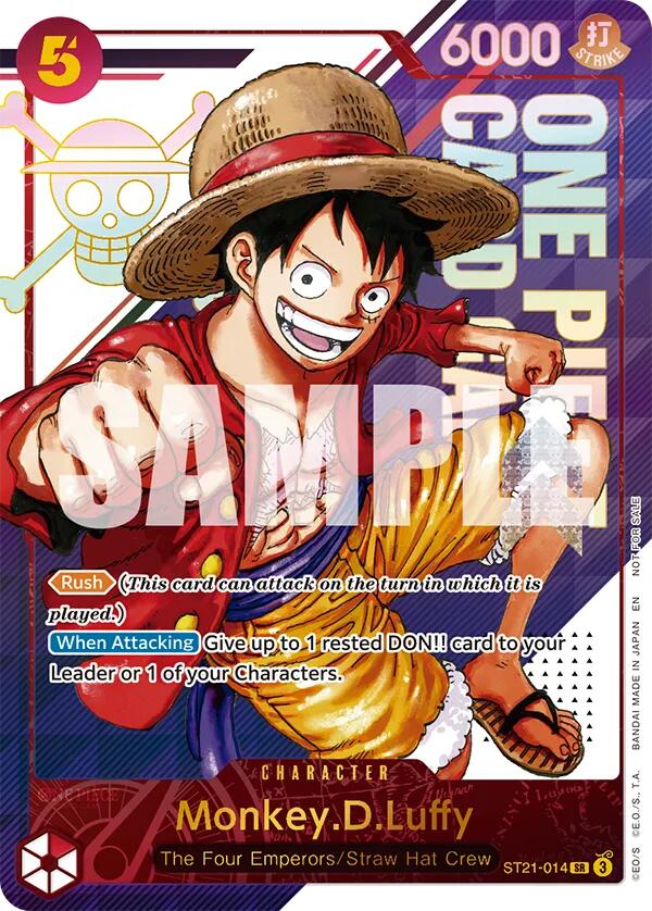 Monkey.D.Luffy (ST21-014) (3rd Anniversary Treasure Campaign Pack) [One Piece Promotion Cards] Bandai
