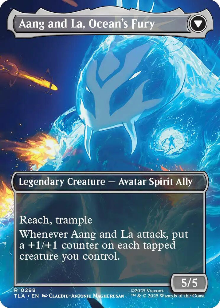 Aang, Swift Savior (298) (Borderless) [Avatar: The Last Airbender] Magic: The Gathering