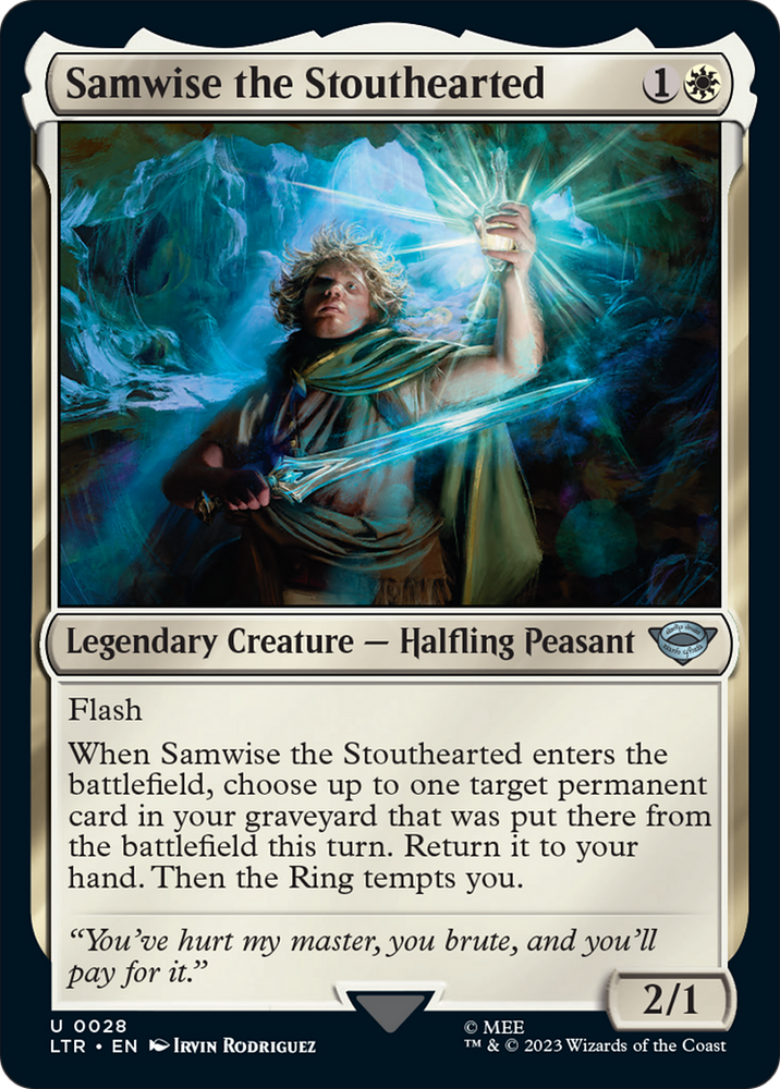 Samwise the Stouthearted [The Lord of the Rings: Tales of Middle-Earth] Magic: The Gathering