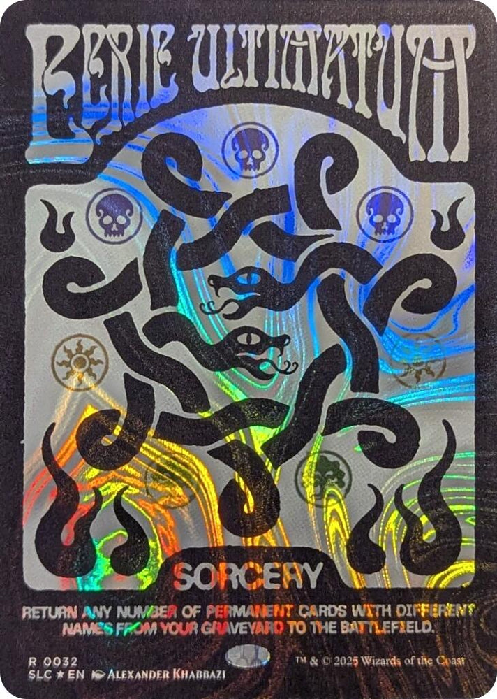 Eerie Ultimatum (Halo Foil) [Secret Lair Countdown Kit] Magic: The Gathering