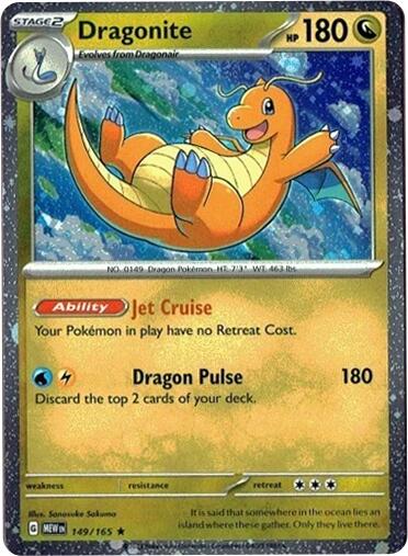 Dragonite 149/165 (Cosmos Holo) [Miscellaneous Cards] Pokémon