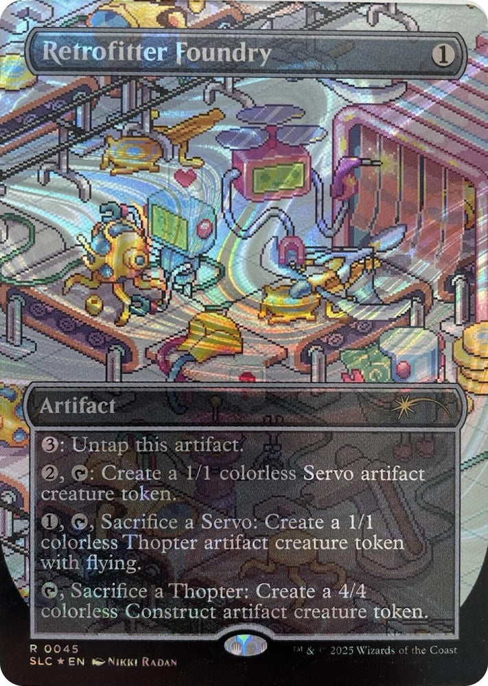 Retrofitter Foundry (Halo Foil) [Secret Lair Countdown Kit] Magic: The Gathering