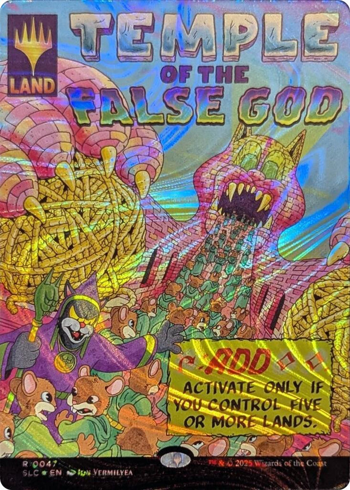 Temple of the False God (Halo Foil) [Secret Lair Countdown Kit] Magic: The Gathering