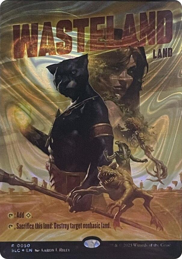 Wasteland (Halo Foil) [Secret Lair Countdown Kit] Magic: The Gathering