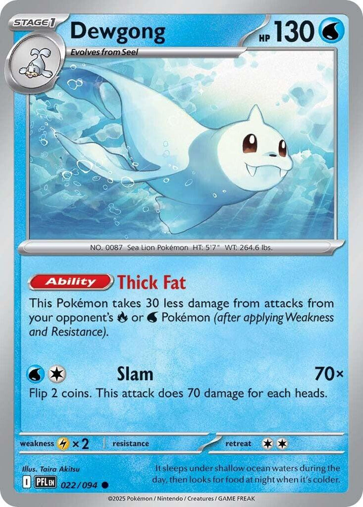 Dewgong (022/094) [Mega Evolution: Phantasmal Flames] Pokémon