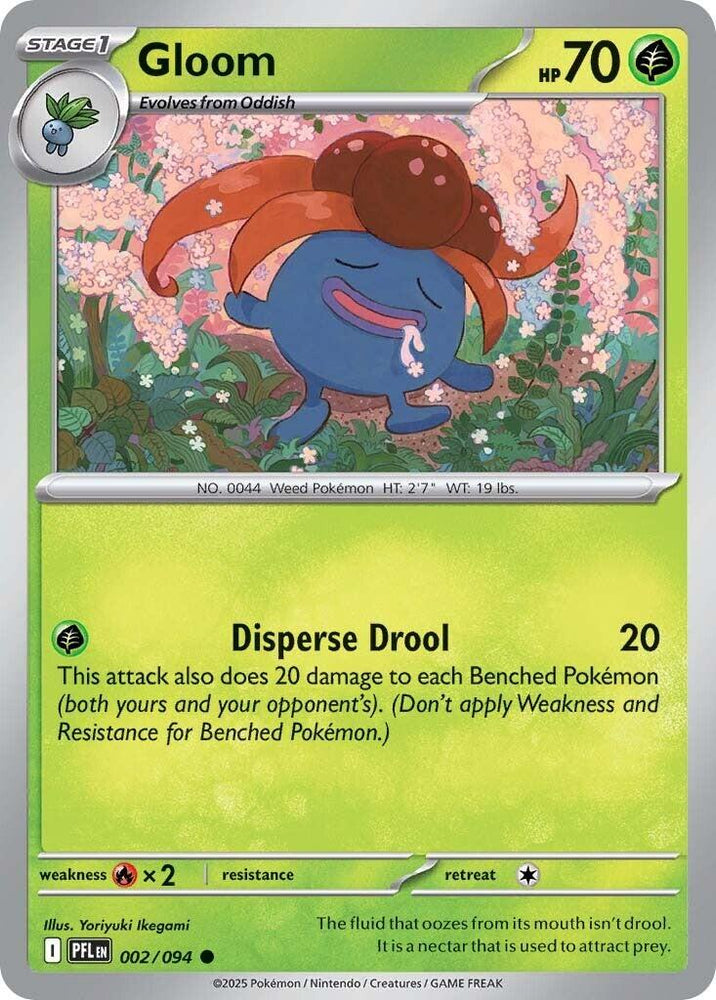 Gloom (002/094) [Mega Evolution: Phantasmal Flames] Pokémon