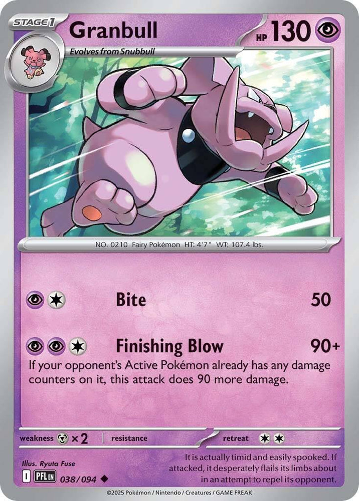 Granbull (038/094) [Mega Evolution: Phantasmal Flames] Pokémon