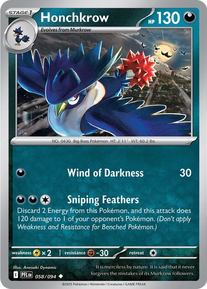 Honchkrow (058/094) [Mega Evolution: Phantasmal Flames] Pokémon