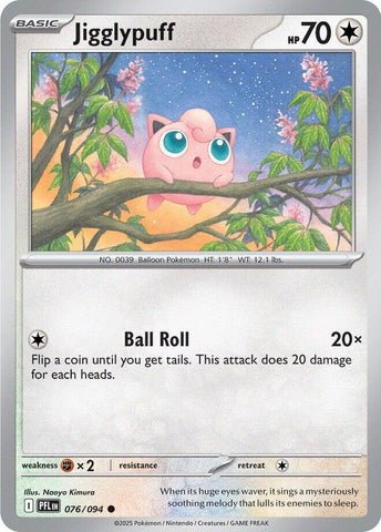 Jigglypuff (076/094) [Mega Evolution: Phantasmal Flames]