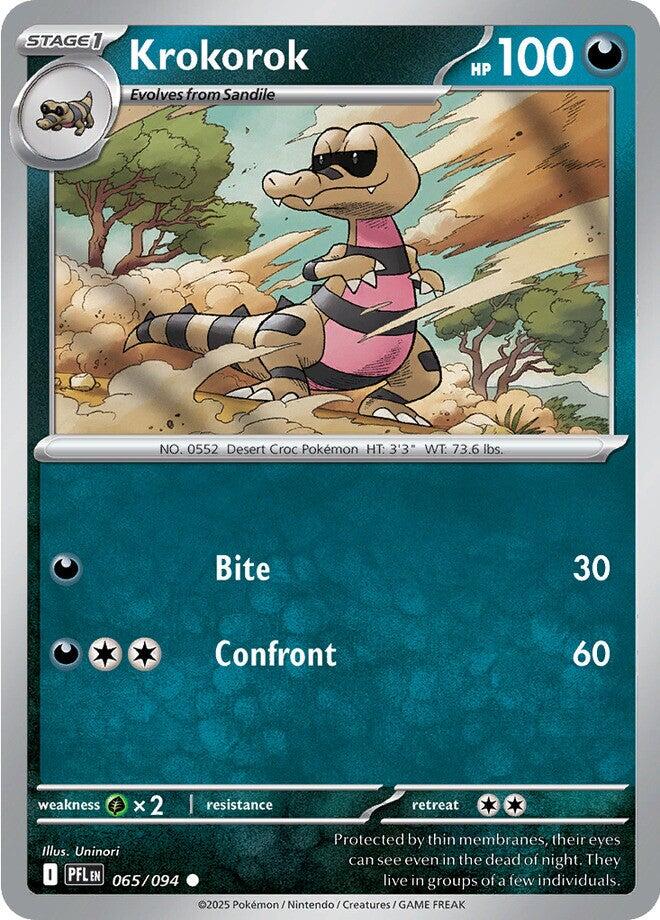 Krokorok (065/094) [Mega Evolution: Phantasmal Flames] Pokémon