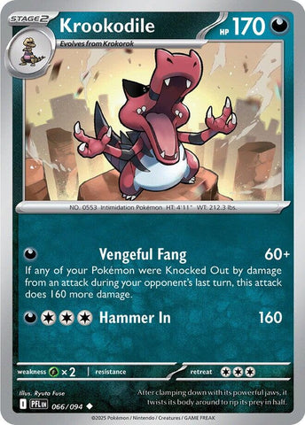 Krookodile (066/094) [Mega Evolution: Phantasmal Flames] Pokémon