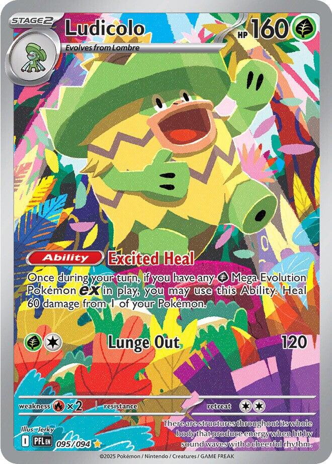 Ludicolo (095/094) [Mega Evolution: Phantasmal Flames] Pokémon