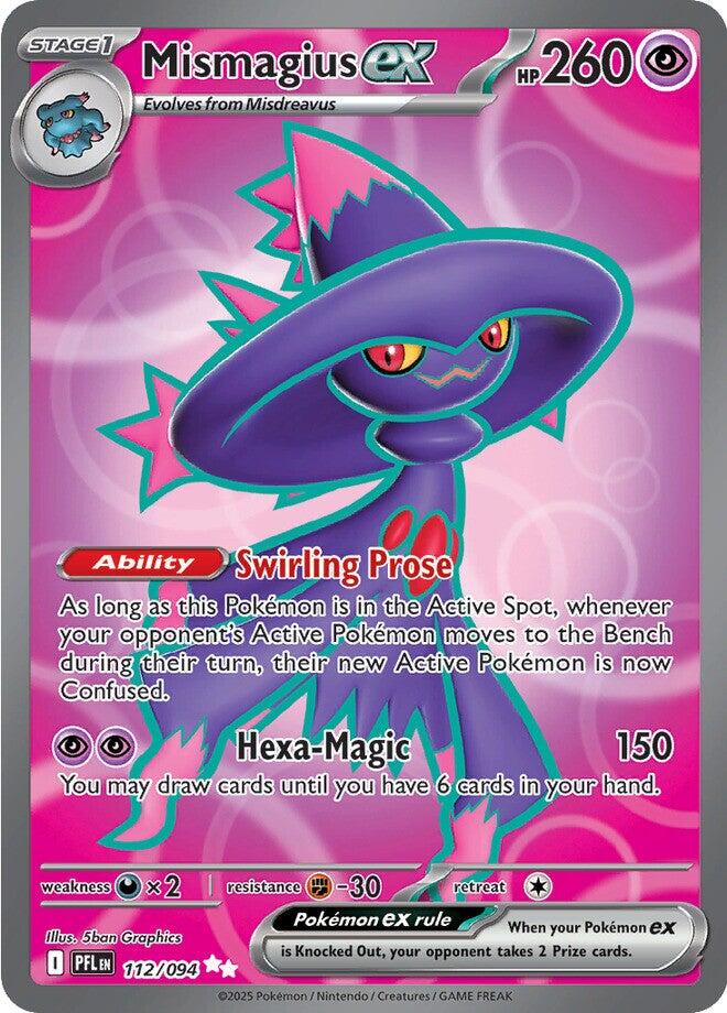 Mismagius ex (112/094) [Mega Evolution: Phantasmal Flames] Pokémon