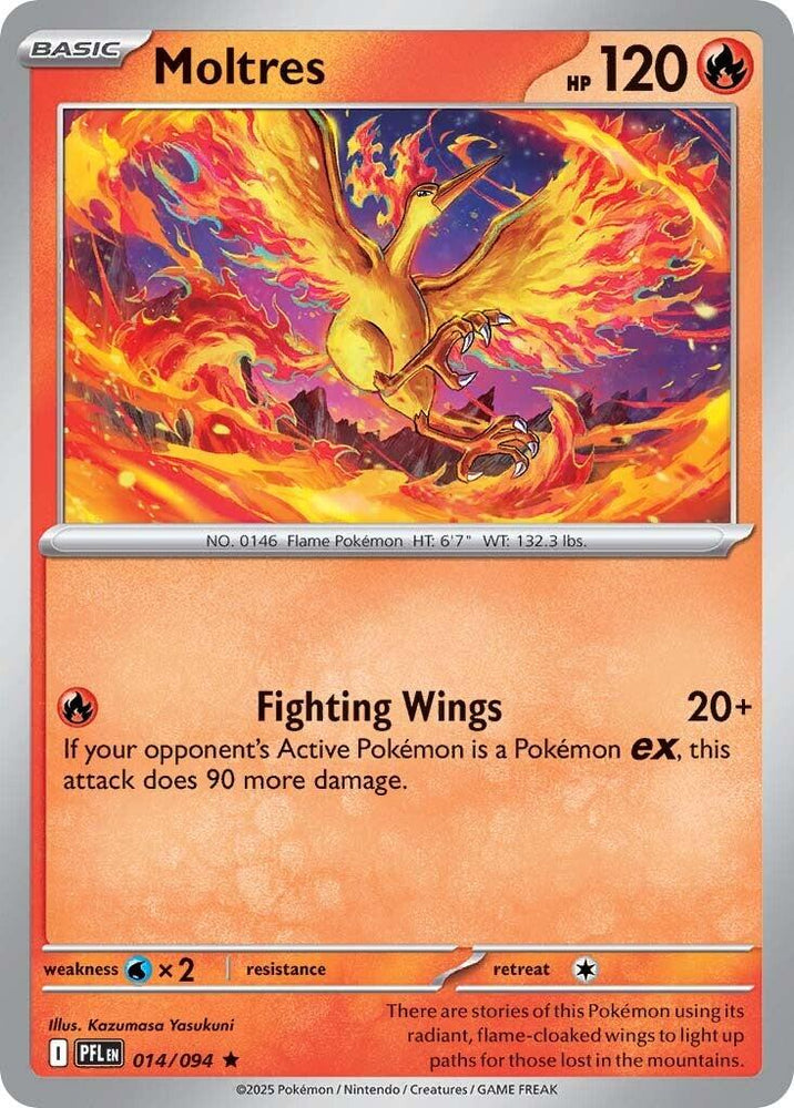 Moltres (014/094) [Mega Evolution: Phantasmal Flames] Pokémon