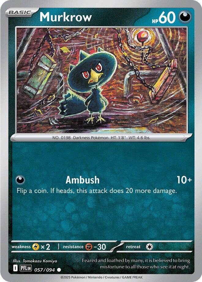 Murkrow (057/094) [Mega Evolution: Phantasmal Flames] Pokémon