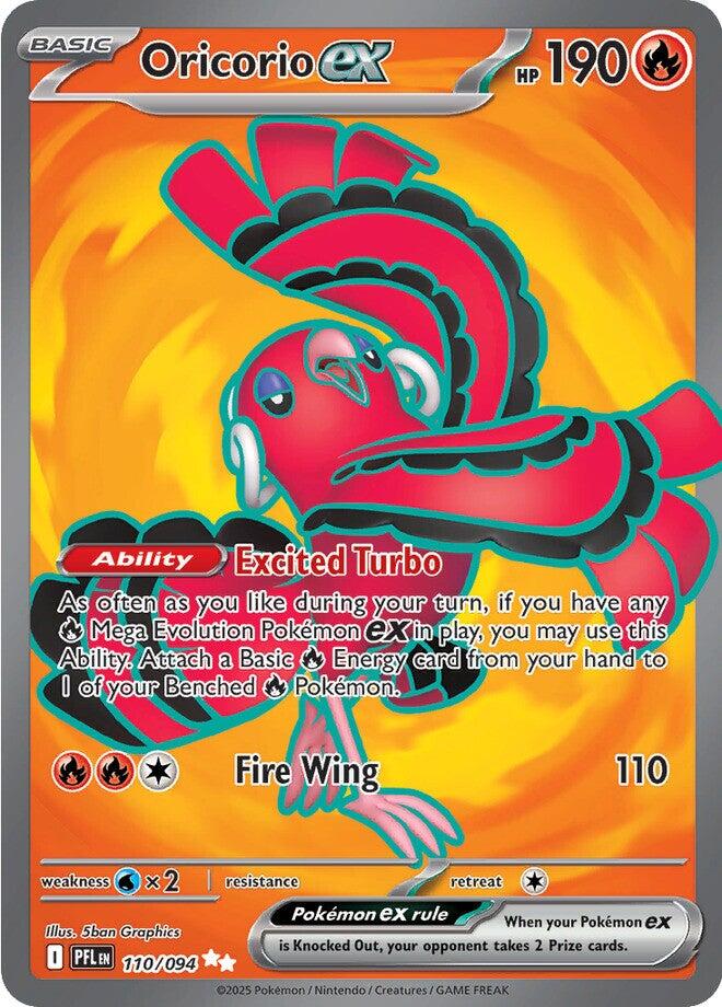 Oricorio ex (110/094) [Mega Evolution: Phantasmal Flames] Pokémon
