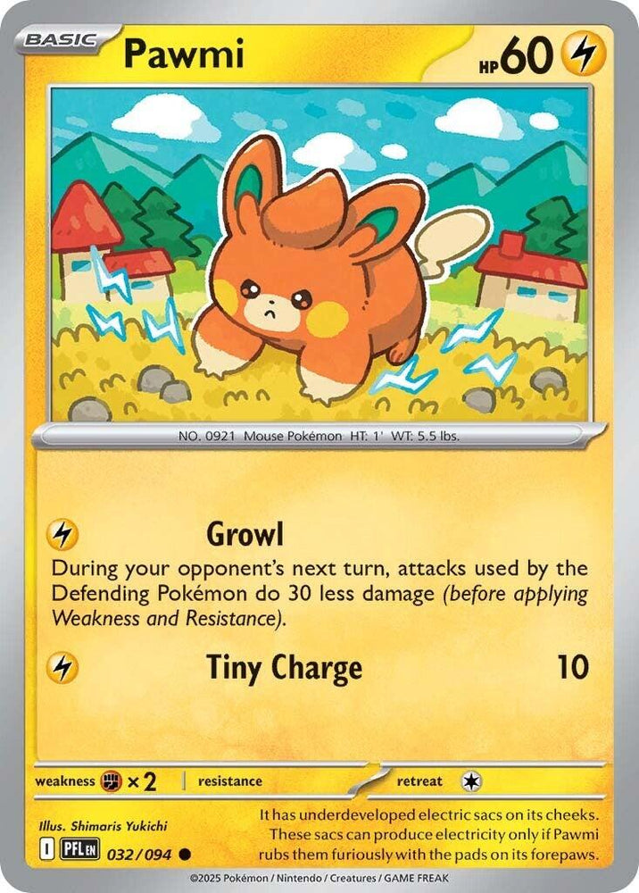 Pawmi (032/094) [Mega Evolution: Phantasmal Flames] Pokémon