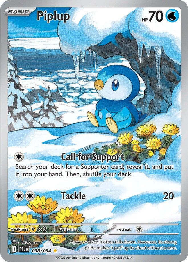 Piplup (098/094) [Mega Evolution: Phantasmal Flames] Pokémon