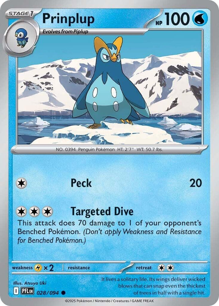 Prinplup (028/094) [Mega Evolution: Phantasmal Flames] Pokémon
