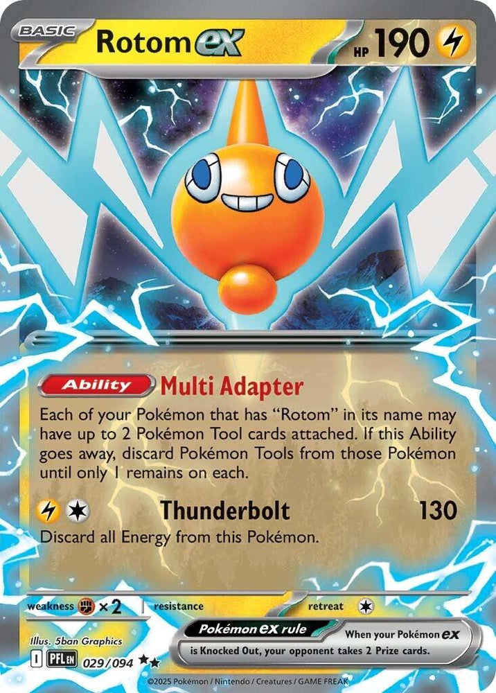 Rotom ex (029/094) [Mega Evolution: Phantasmal Flames] Pokémon