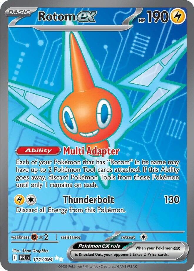 Rotom ex (111/094) [Mega Evolution: Phantasmal Flames] Pokémon
