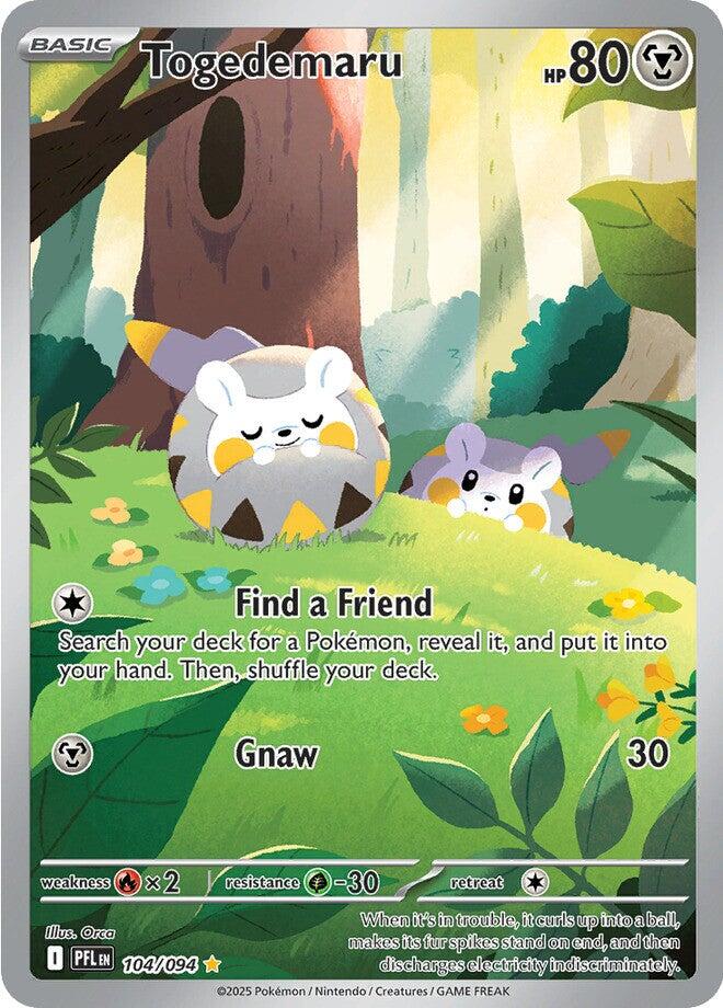 Togedemaru (104/094) [Mega Evolution: Phantasmal Flames] Pokémon