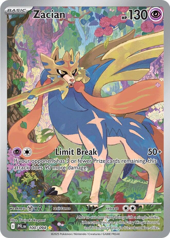 Zacian (100/094) [Mega Evolution: Phantasmal Flames] Pokémon