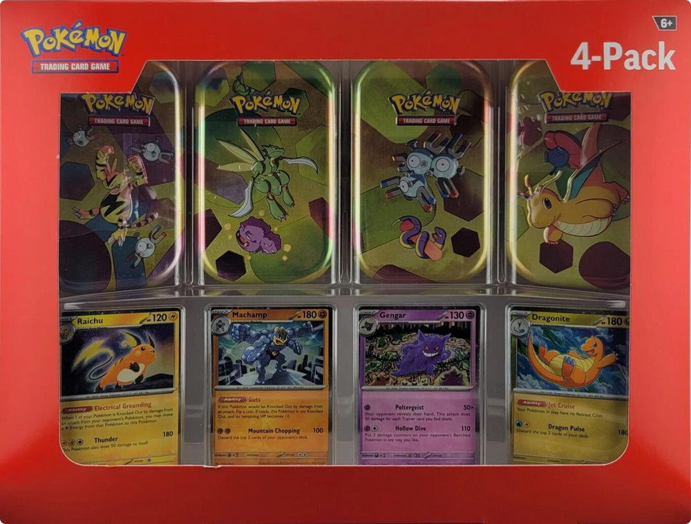 Sam's Club 151 (4 Mini Tins + 4 Promo Cards Bundle) Pokémon