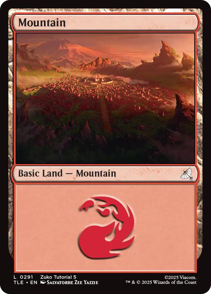 Mountain (0291) [Avatar: The Last Airbender: Eternal-Legal] Magic: The Gathering