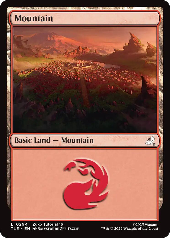 Mountain (0294) [Avatar: The Last Airbender: Eternal-Legal] Magic: The Gathering